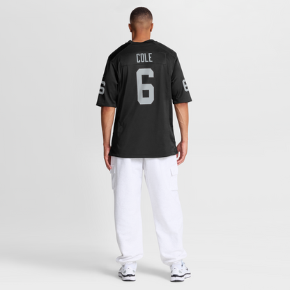 Men's Las Vegas Raiders AJ Cole Nike Black Game Jersey