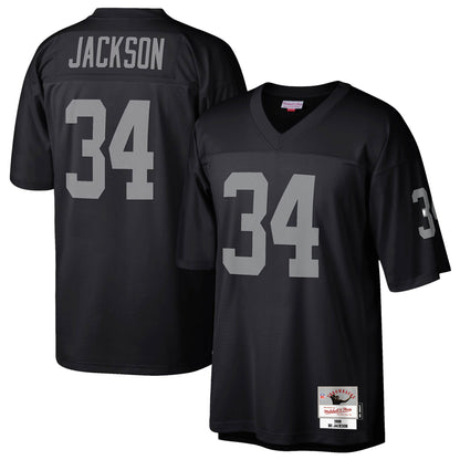 Men's Las Vegas Raiders Bo Jackson Mitchell & Ness Black Legacy Replica Jersey