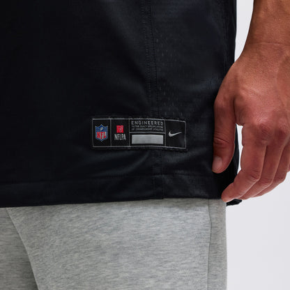 Men's Las Vegas Raiders Brock Bowers Nike Black Player Game Jersey
