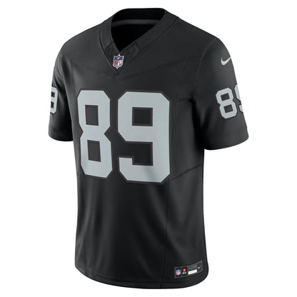 Men's Las Vegas Raiders Brock Bowers Nike Black Team Vapor F.U.S.E. Limited Jersey