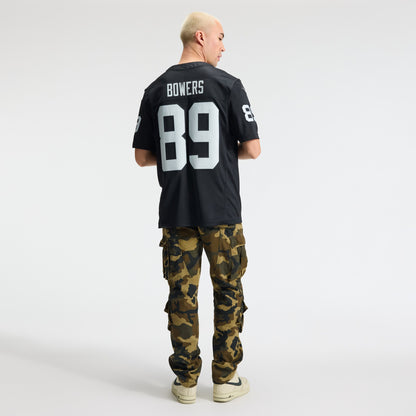 Men's Las Vegas Raiders Brock Bowers Nike Black Team Vapor F.U.S.E. Stitched Limited Jersey