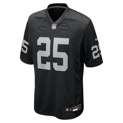 Men's Las Vegas Raiders Decamerion Richardson Nike Black Team Game Jersey