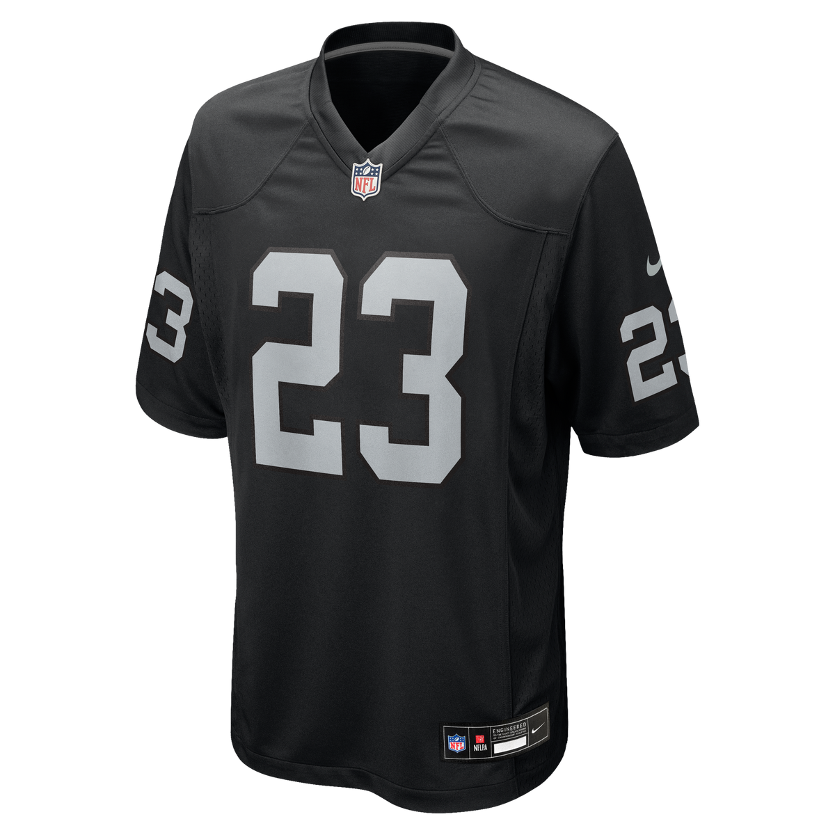Men's Las Vegas Raiders Dylan Laube Nike Black Team Game Jersey