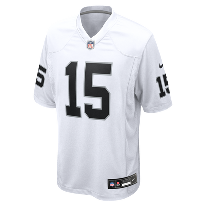 Men's Las Vegas Raiders Fernando Mendoza Nike White Game Player Jersey