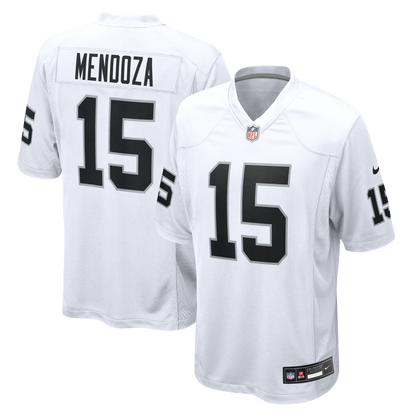 Men's Las Vegas Raiders Fernando Mendoza Nike White Game Player Jersey
