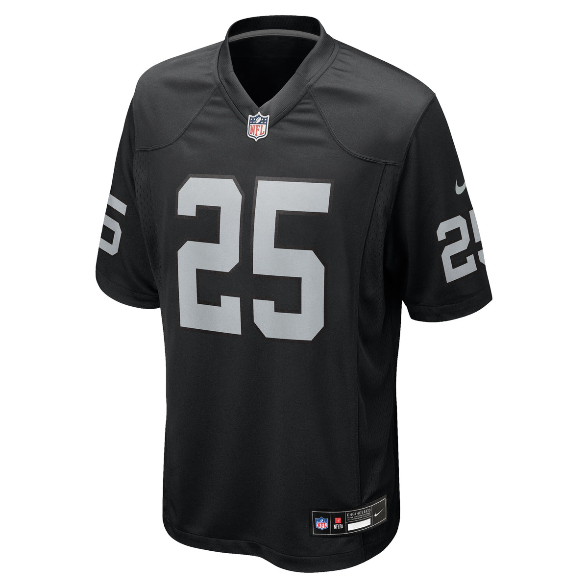 Men's Las Vegas Raiders Fred Biletnikoff Nike Black Game Retired Player Jersey