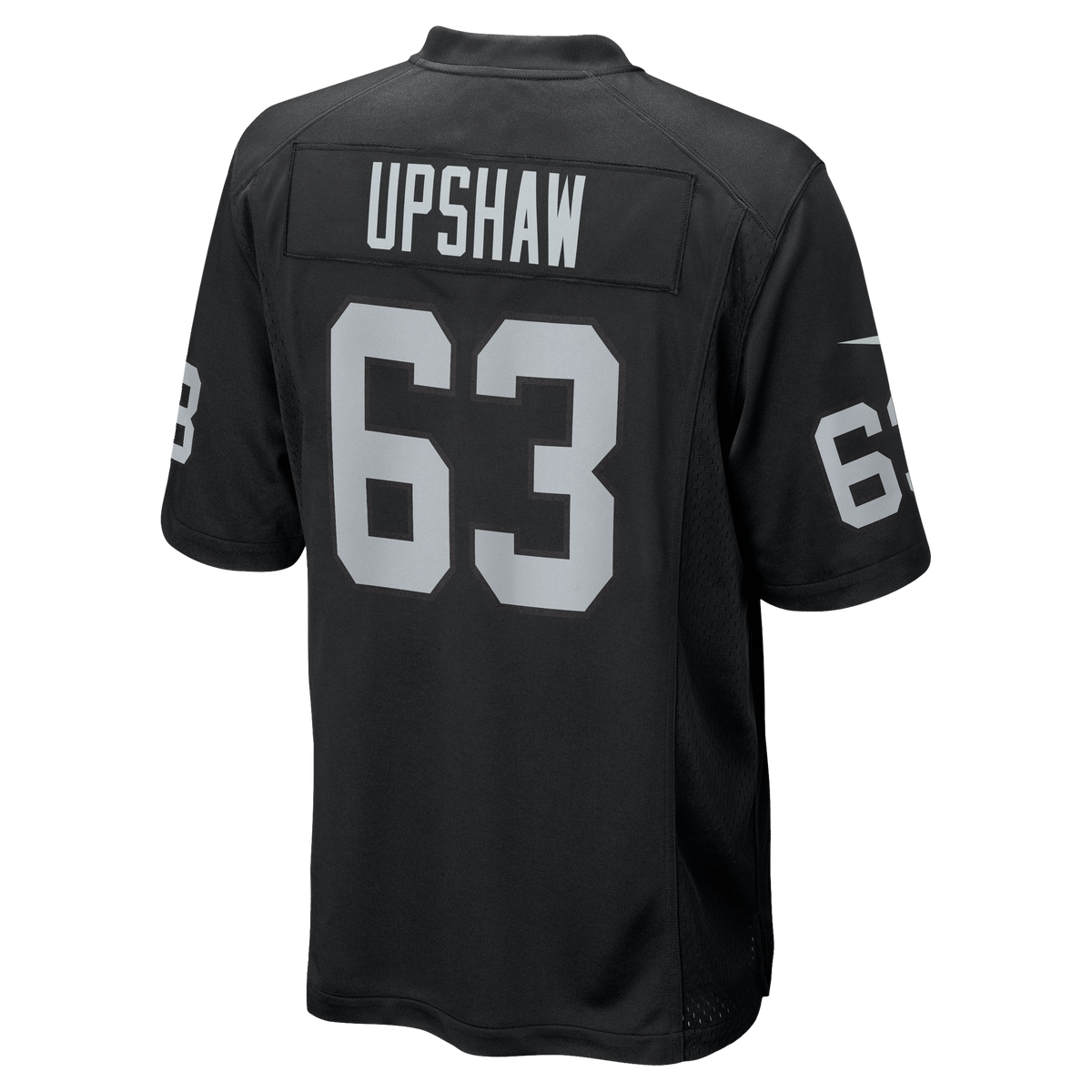 Men's Las Vegas Raiders Gene Upshaw Nike Black Game Retired Player Jersey