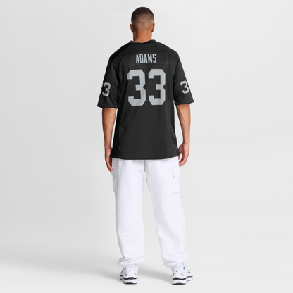 Men's Las Vegas Raiders Jamal Adams Nike Black Team Game Jersey