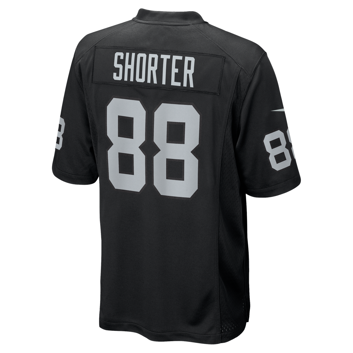 Men's Las Vegas Raiders Justin Shorter Nike Black Team Game Jersey