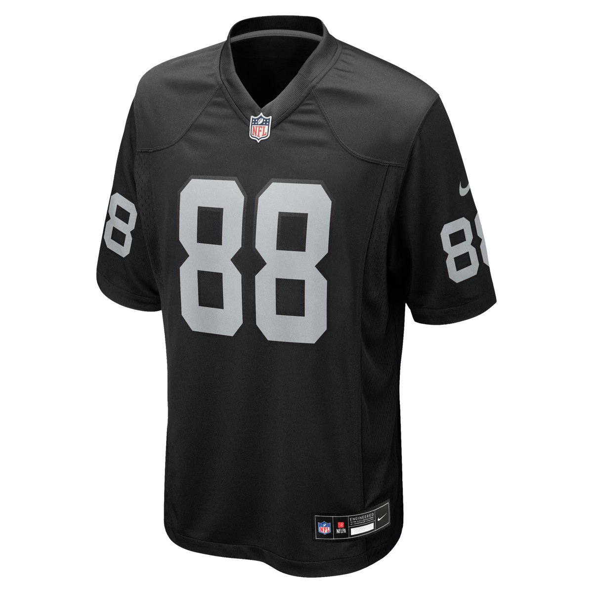 Men's Las Vegas Raiders Justin Shorter Nike Black Team Game Jersey