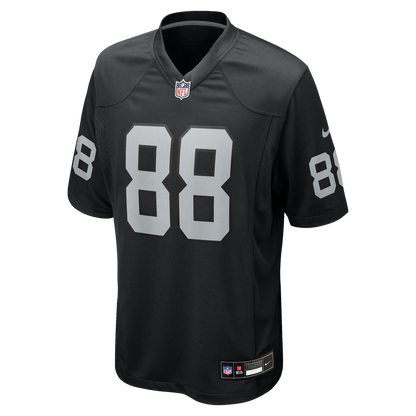 Men's Las Vegas Raiders Justin Shorter Nike Black Team Game Jersey