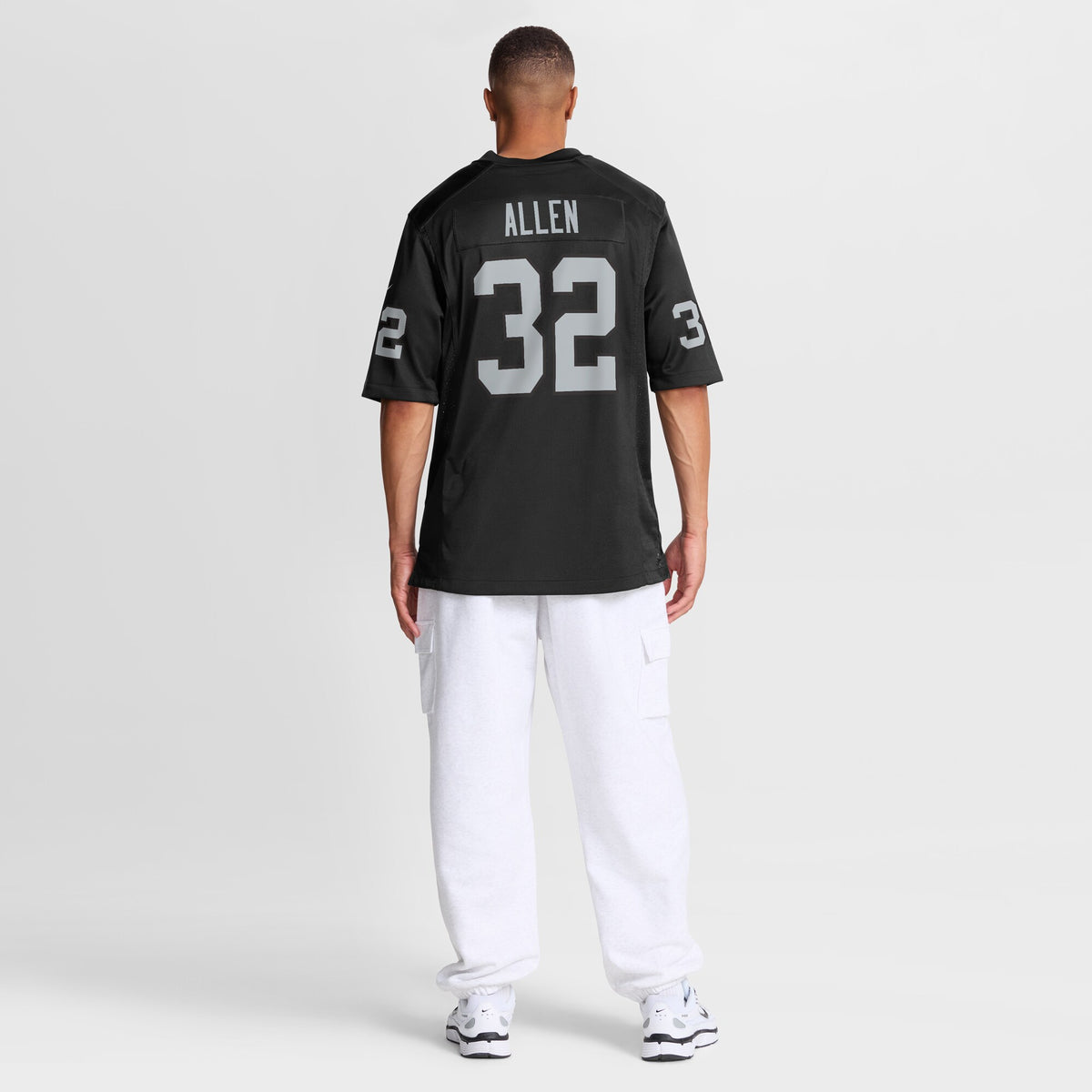 Men's Las Vegas Raiders Marcus Allen Nike Black Game Retired Player Jersey