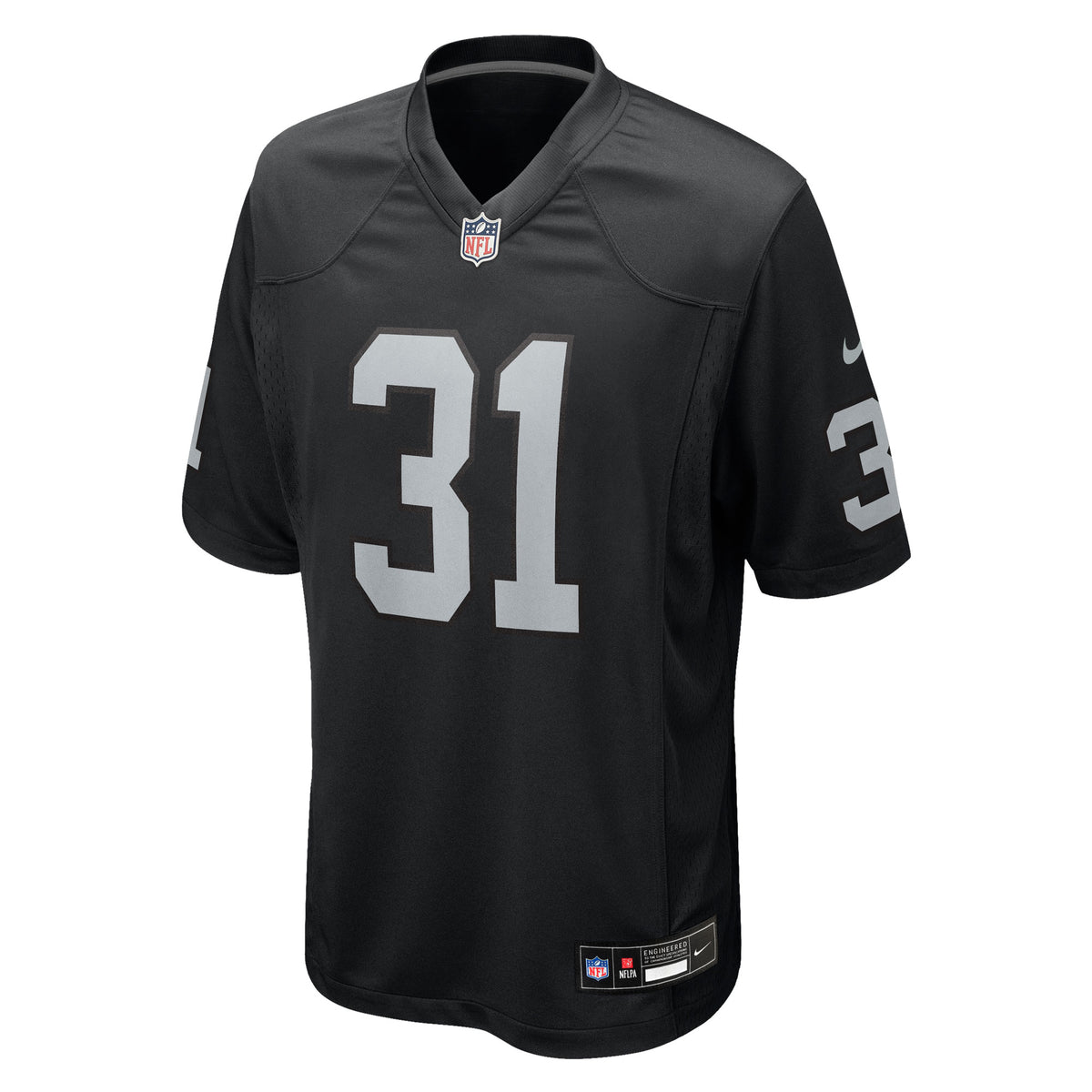 Men's Las Vegas Raiders Raheem Mostert Nike Black Team Game Jersey