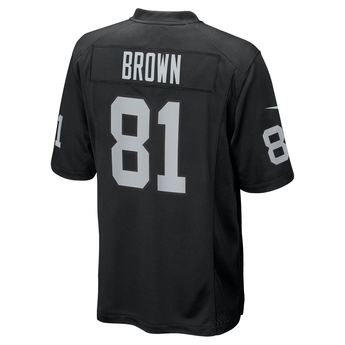 Men's Las Vegas Raiders Tim Brown Nike Black Game Retired Player Jersey