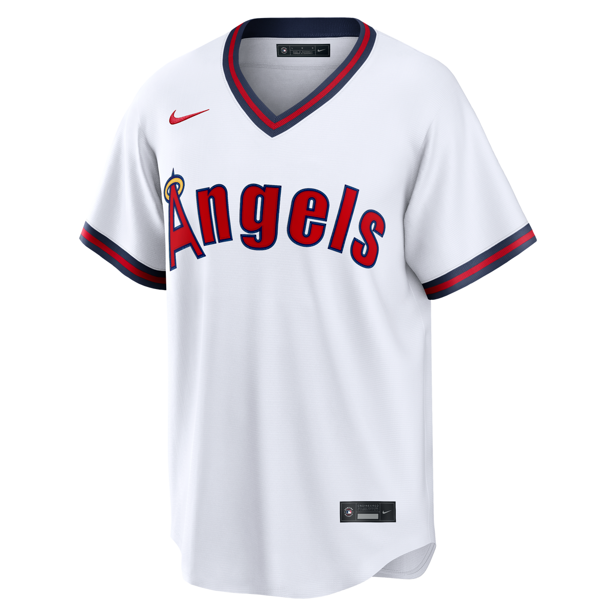 Men's Los Angeles Angels Logan O&'Hoppe Nike White Alternate Replica Jersey