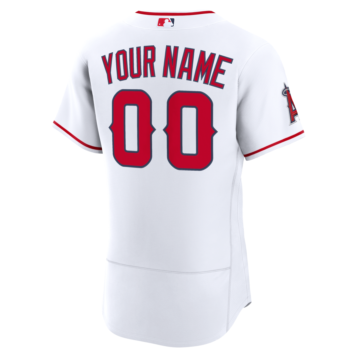 Men's Los Angeles Angels Nike White Home Authentic Custom Jersey