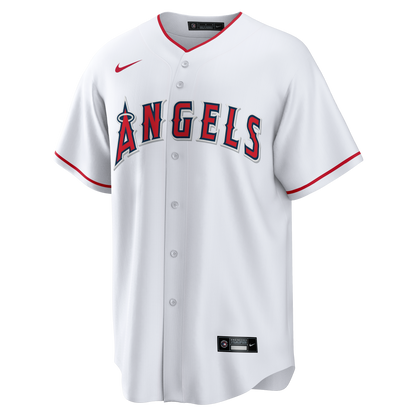 Men's Los Angeles Angels Nike White Home Big & Tall Replica Jersey