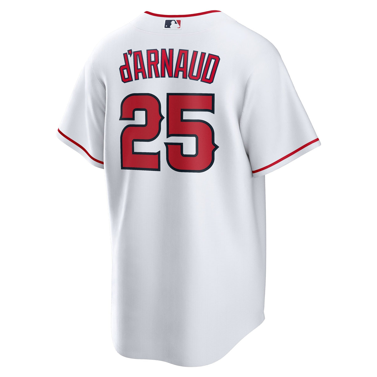 Men's Los Angeles Angels Travis d&'Arnaud Nike White Home Replica Jersey