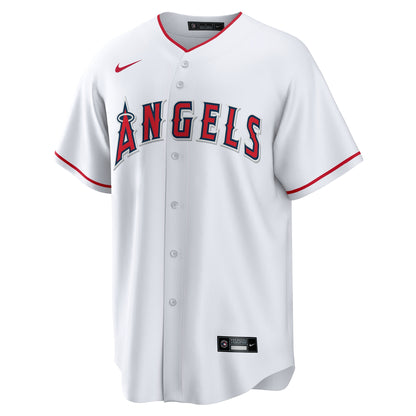 Men's Los Angeles Angels Yusei Kikuchi Nike White Home Replica Jersey