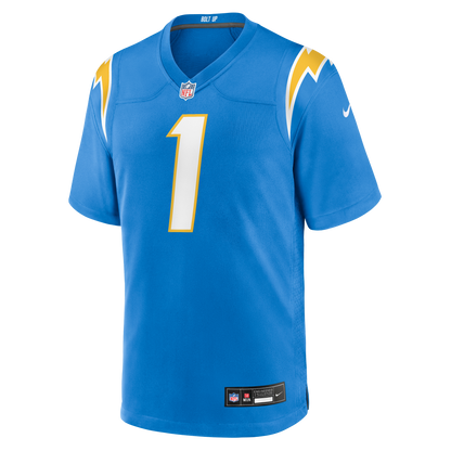 Men's Los Angeles Chargers Akheem Mesidor Nike Powder Blue 2026 NFL Draft First Round Pick No. 22 Team Game Jersey