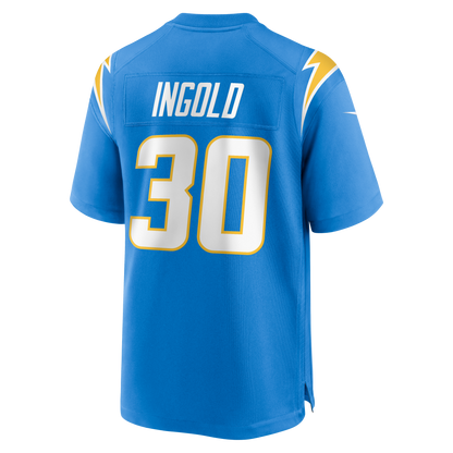 Men's Los Angeles Chargers Alec Ingold Nike Powder Blue Team Game Jersey
