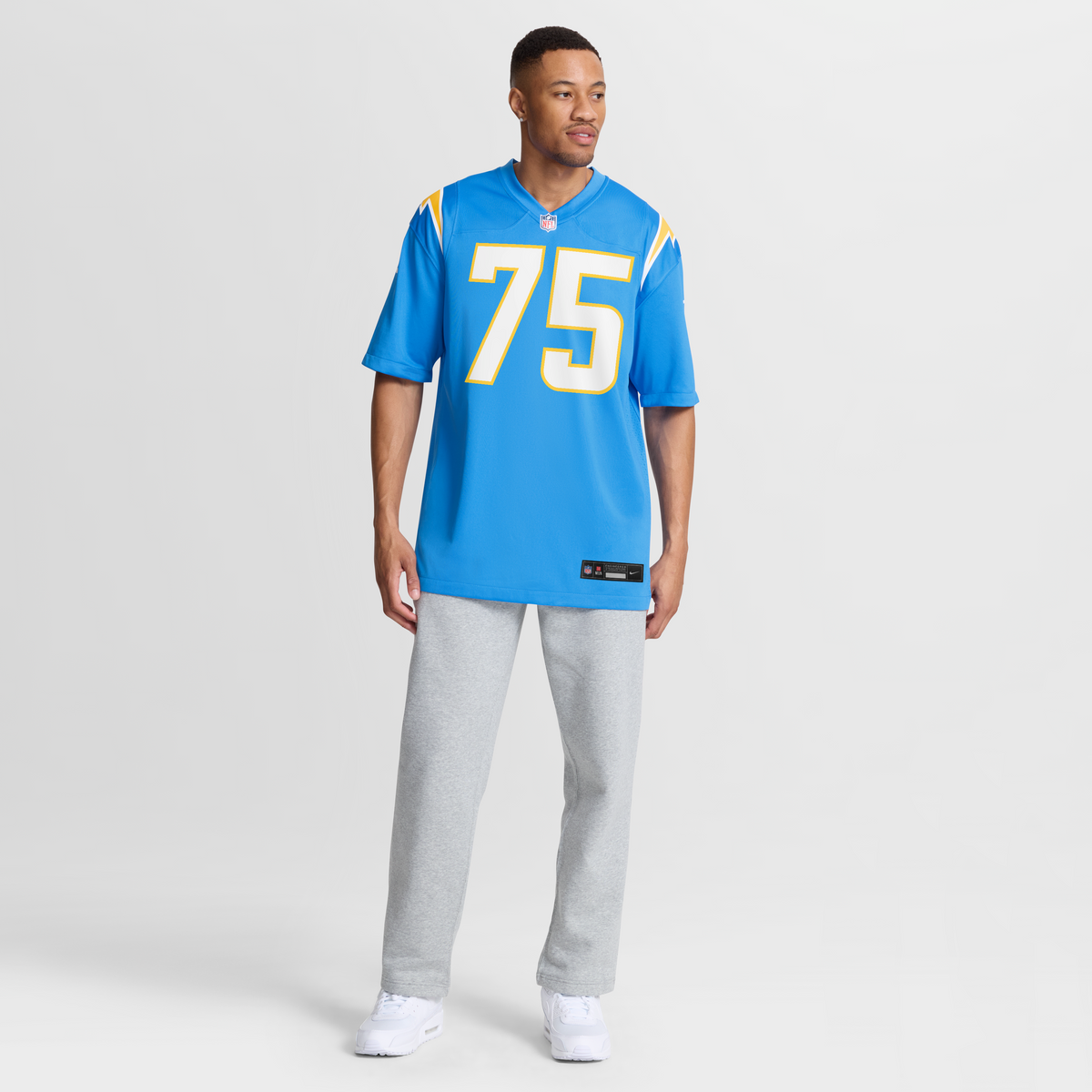 Men's Los Angeles Chargers Bradley Bozeman Nike Powder Blue Game Jersey