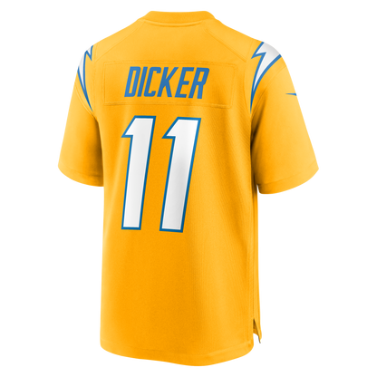 Men's Los Angeles Chargers Cameron Dicker Nike Gold Alternate Game Jersey