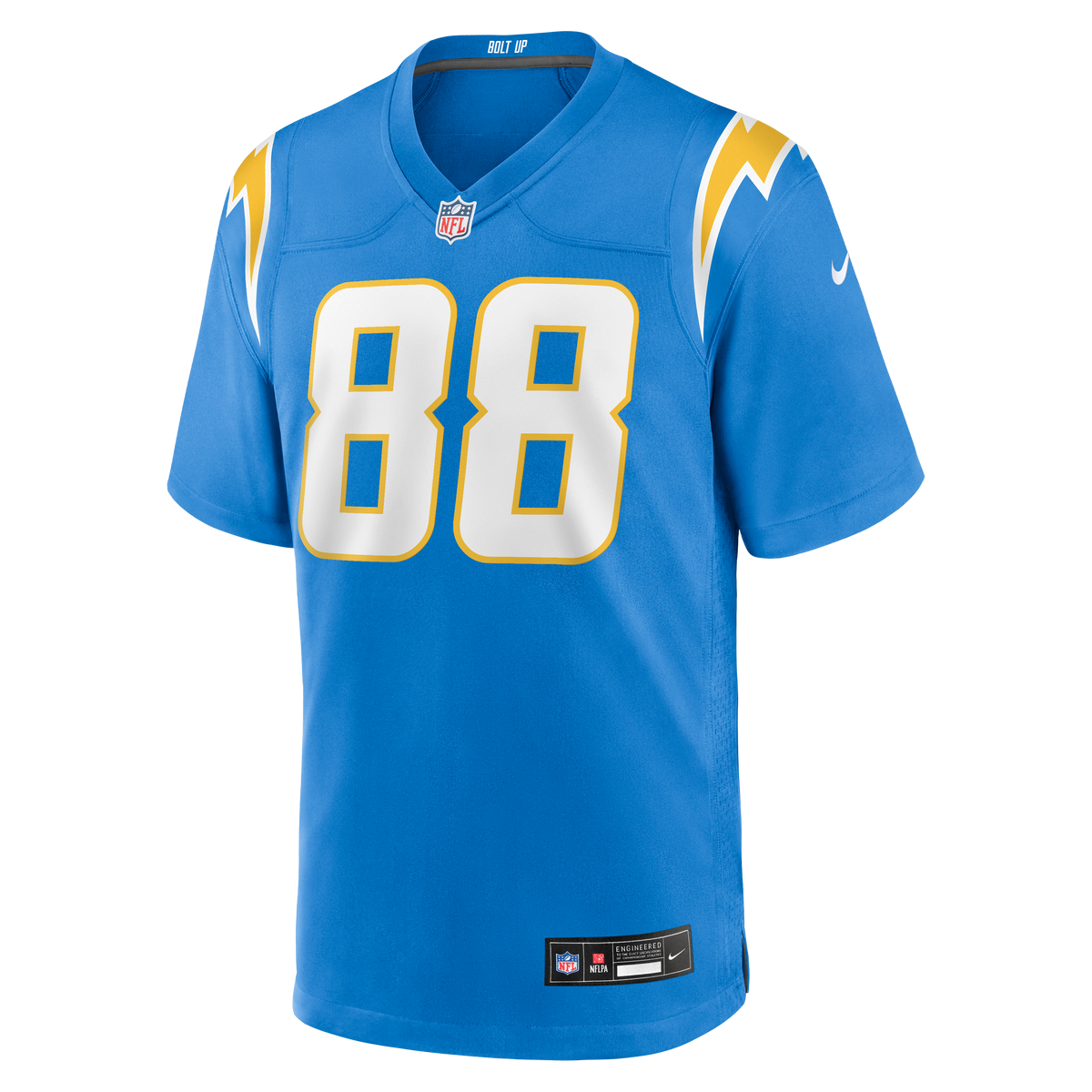Men's Los Angeles Chargers Charlie Kolar Nike Powder Blue Team Game Jersey
