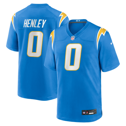 Men's Los Angeles Chargers Daiyan Henley Nike Powder Blue Team Game Jersey
