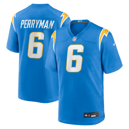 Men's Los Angeles Chargers Denzel Perryman Nike Powder Blue Team Game Jersey
