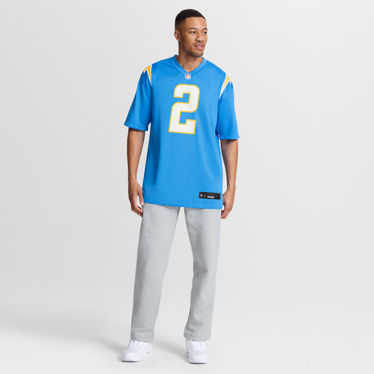 Men's Los Angeles Chargers Elijah Molden Nike Powder Blue Team Game Jersey