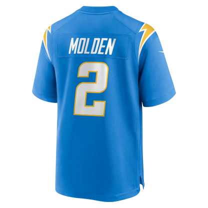Men's Los Angeles Chargers Elijah Molden Nike Powder Blue Team Game Jersey