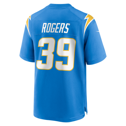 Men's Los Angeles Chargers Eric Rogers Nike Powder Blue Team Game Jersey