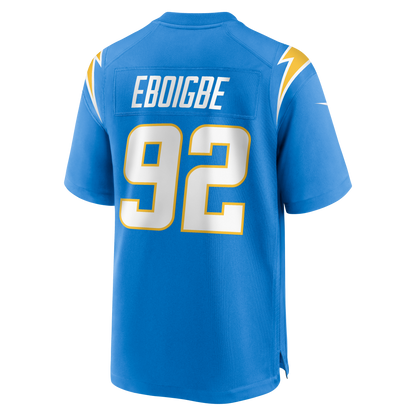 Men's Los Angeles Chargers Justin Eboigbe Nike Powder Blue Team Game Jersey