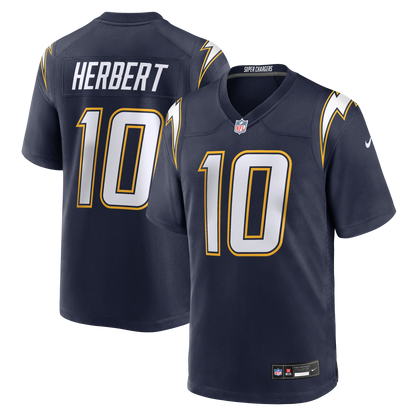 Men's Los Angeles Chargers Justin Herbert Nike Navy Alternate Super Chargers Game Player Jersey