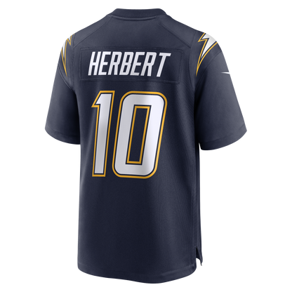 Men's Los Angeles Chargers Justin Herbert Nike Navy Alternate Super Chargers Game Player Jersey