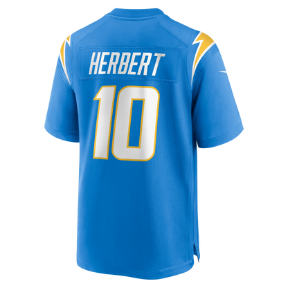 Men's Los Angeles Chargers Justin Herbert Nike Powder Blue Player Game Jersey