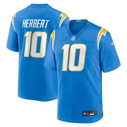 Men's Los Angeles Chargers Justin Herbert Nike Powder Blue Player Game Jersey
