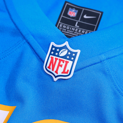 Men's Los Angeles Chargers Keaton Mitchell Nike Powder Blue Team Game Jersey