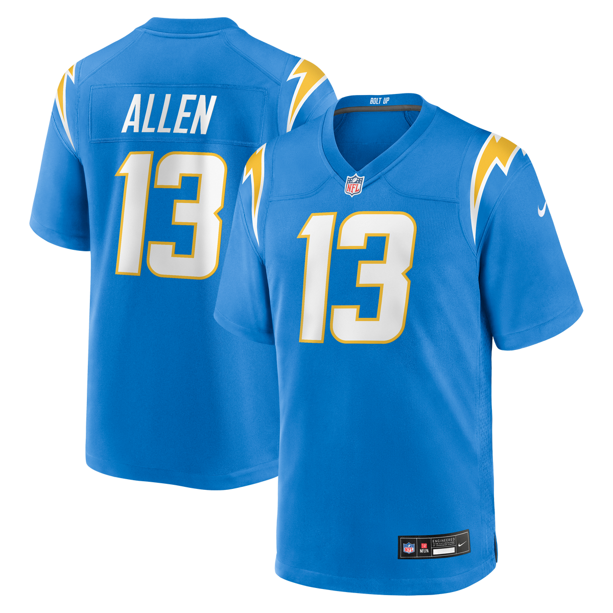 Men's Los Angeles Chargers Keenan Allen Nike Powder Blue Game Player Jersey