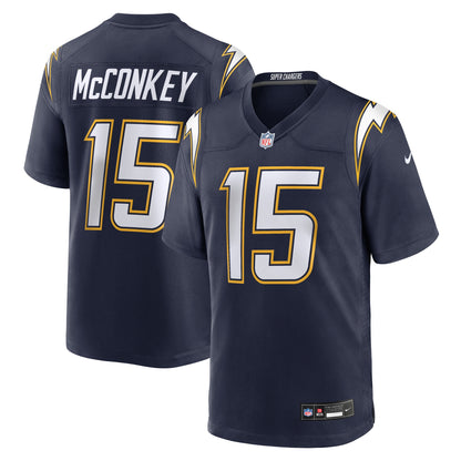 Men's Los Angeles Chargers Ladd McConkey Nike Navy Alternate Super Chargers Game Player Jersey
