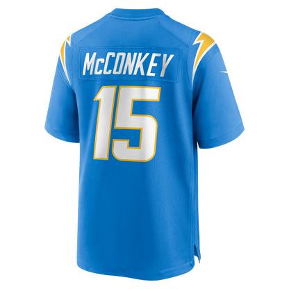 Men's Los Angeles Chargers Ladd McConkey Nike Powder Blue Player Game Jersey