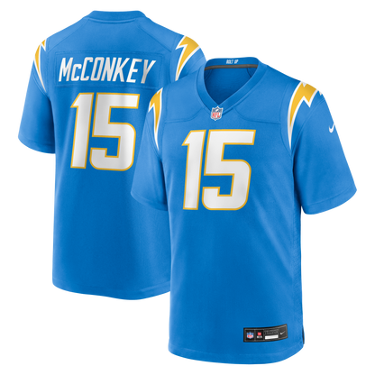 Men's Los Angeles Chargers Ladd McConkey Nike Powder Blue Player Game Jersey