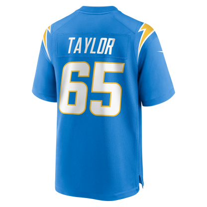 Men's Los Angeles Chargers Logan Taylor Nike Powder Blue Team Game Jersey