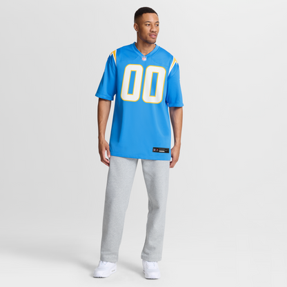 Men's Los Angeles Chargers Nike Powder Blue Custom Game Jersey