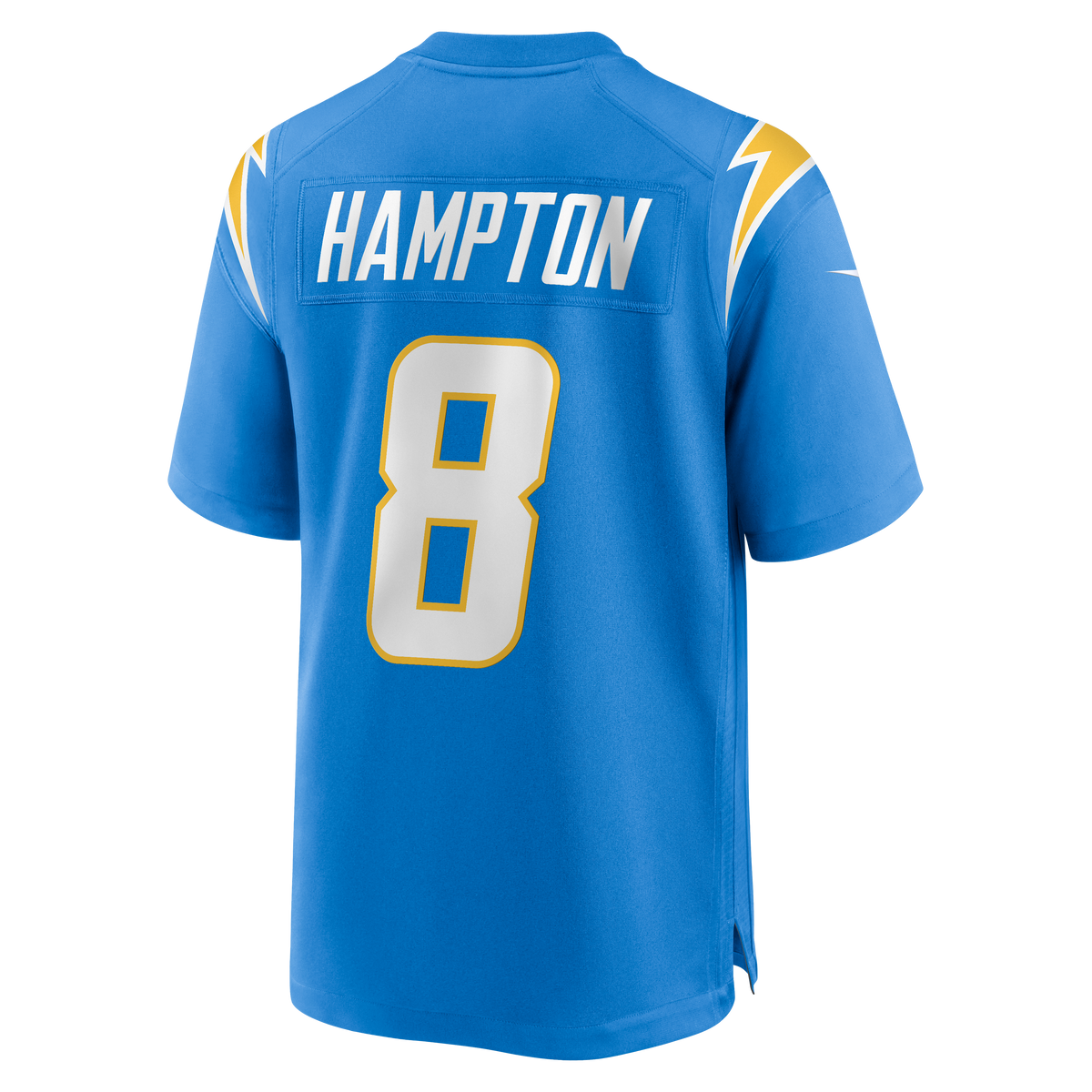 Men's Los Angeles Chargers Omarion Hampton Nike Powder Blue Team Game Jersey