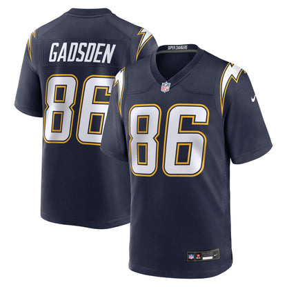 Men's Los Angeles Chargers Oronde Gadsden Nike Navy Alternate 2 Super Chargers Game Jersey