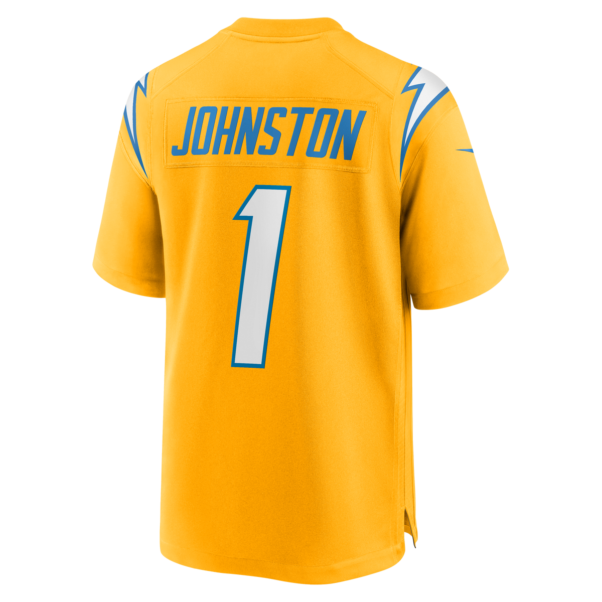 Men's Los Angeles Chargers Quentin Johnston Nike Gold Alternate Charger Power Game Player Jersey