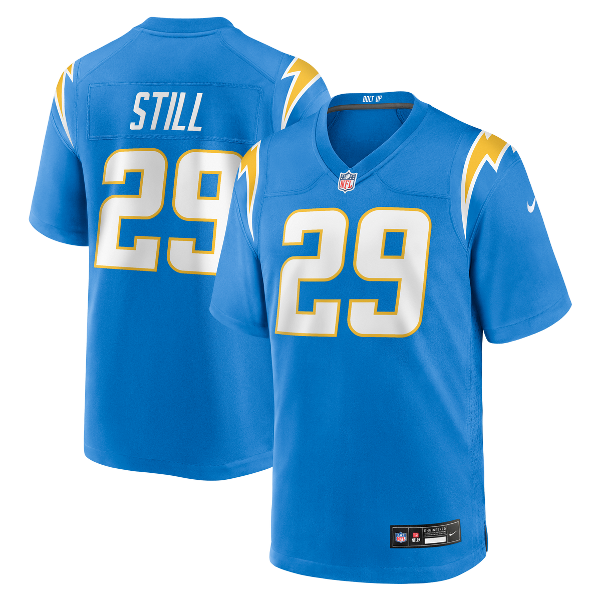 Men's Los Angeles Chargers Tarheeb Still Nike Powder Blue Team Game Jersey