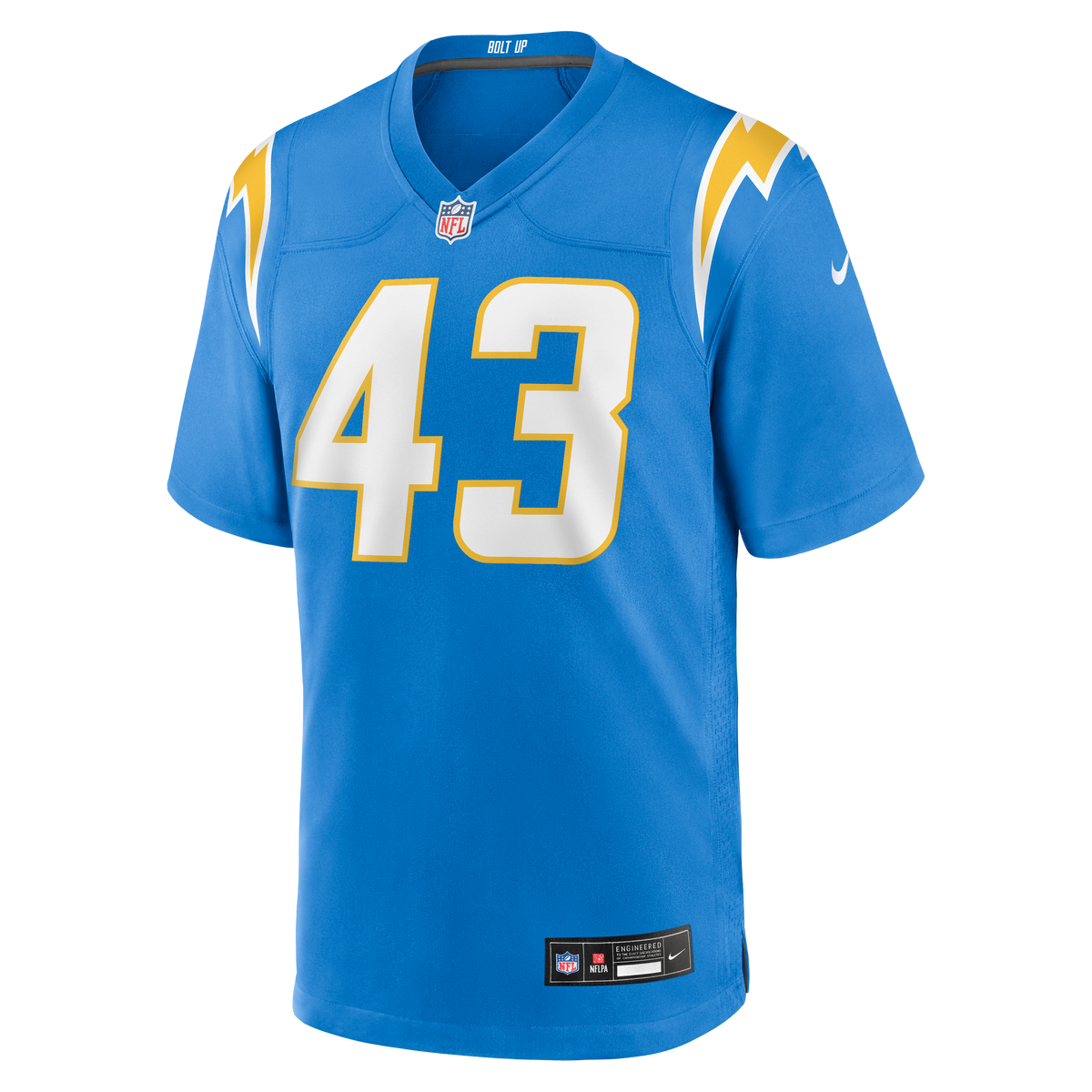 Men's Los Angeles Chargers Troy Dye Nike Powder Blue Game Jersey